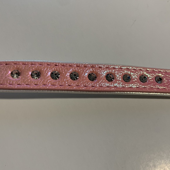 🎉HP🎉 Pink metallic rhinestone collar NEW - Picture 7 of 8